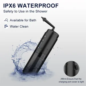 Ear Wax Removal Electric Water Powered Kit with 2 Types Nozzles 3 Modes Water Temperature Display IPX6 Waterproof One Hand Operation - Electric Ear Cleaner