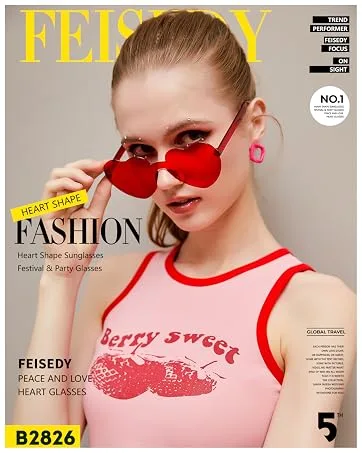 FEISEDY Retro Oversized Blue Light Blocking Reading Glasses Thick Frame Anti Glare Digital Eyestrain Readers B2980 Black Frame 2.0 x - 2826