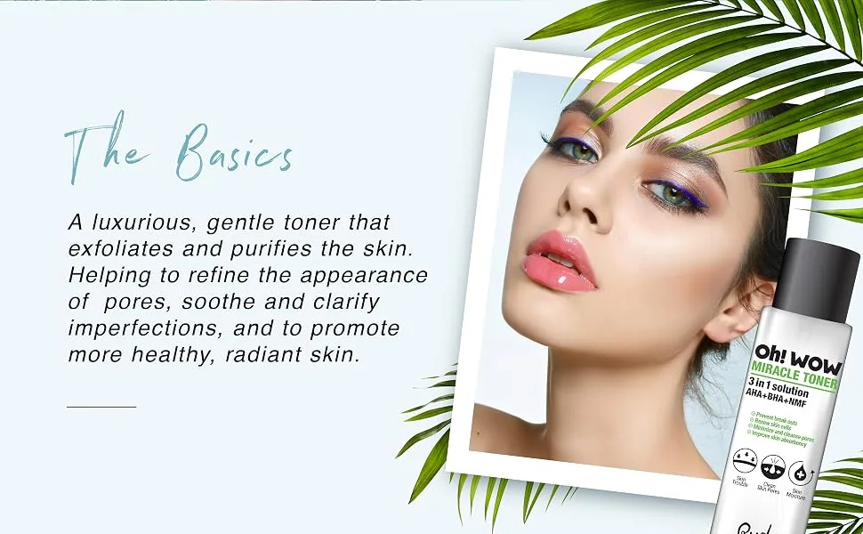 Rude - Oh Wow! Miracle Toner - toner, skincare, blemish, acne, clarify, clear, beauty