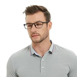 Flexible Reading Glasses Lightweight Blue Light Blocking Oversized Wide Fit Cheaters Big Head Large Face Size Women Men C2 2.5 x - 031A4