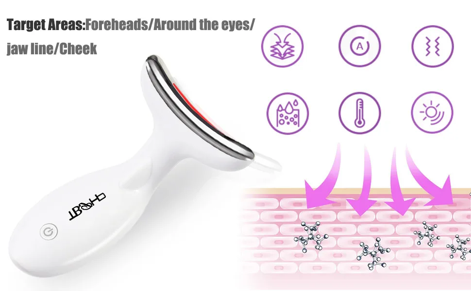 TBPHP Electric Tightening Massager Face Neck Massager Wireless for Skin Care Tightens and Lifting - Massager