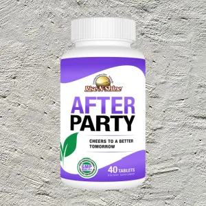After Party Time Release Energy Support 40 Tablets - Rise N Shine After Party morning after