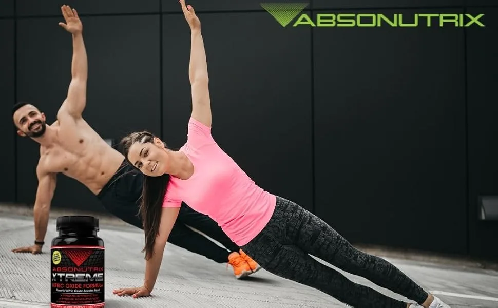 Absonutrix 2 Xtreme Power Formula Nitric Oxide Booster Blend 120 Tablets 3000mg Strength & Endurance All Natural Made in USA - Absonutrix Xtreme Power Formula Nitric Oxide Blend