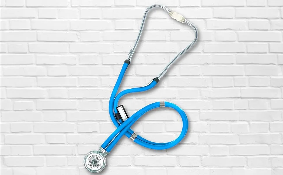 EMI Professional Deluxe Sprague Rappaport Dual Head Stethoscope - Hot Pink #112 - Sprague Rappaport Stethoscope