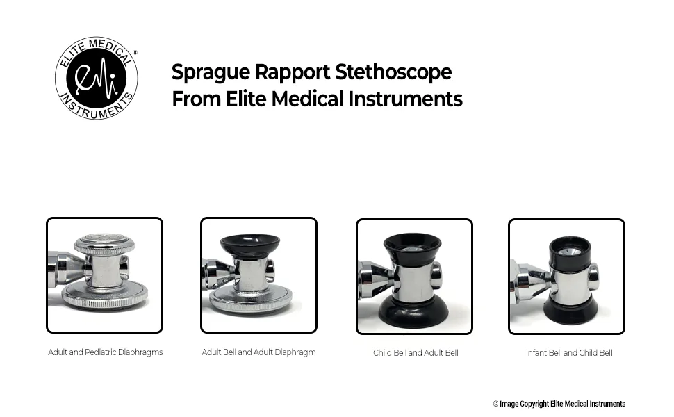 EMI Professional Deluxe Sprague Rappaport Dual Head Stethoscope - Hot Pink #112 - Sprague Rappaport Stethoscope, Stethoscope, Dual Head Stethoscope, Nurse Stethoscope