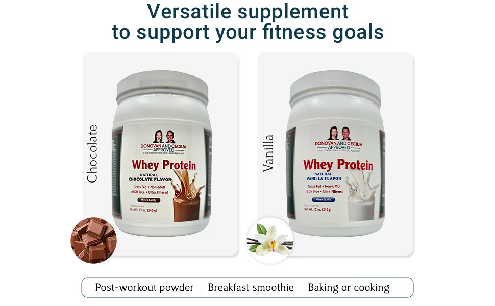 Grass Fed Whey Protein BCAAs Rich Lean Body Protein Shake for Meal Replacement & Post Workout Recovery 19g of Protein No Artificial Sweeteners Vanilla 12 Oz - grass fed whey protein, whey protein, dca nutrition