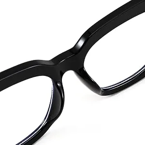 FEISEDY Cateye Blue Light Blocking Glasses for Women Fashion Cat Eye Frame Glasses B2984 001 Black Frame 52 Millimeters - product information 5