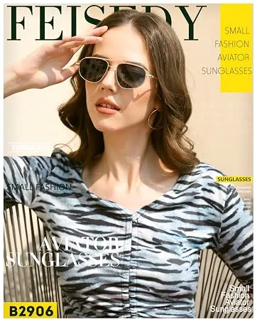 FEISEDY Classic Square Blue Light Blocking Glasses Women Men Trendy Flat Top Computer Eyeglasses B2870 003 Leopard 48 Millimeters - 2906