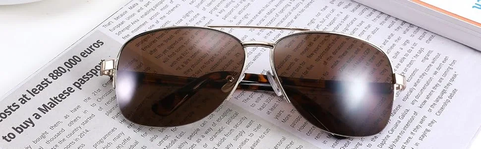 FEISEDY Reader Sunglasses for Men Women Bifocal for Reading Under Sun Glasses B2718 Black 1.5 x - 2718001
