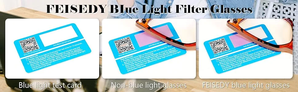 FEISEDY Women Cat Eye Blue Light Blocking Glasse Frame Fake Nerd Clear Square Computer Eyewear Anti Eyestrain B2353 Rose Red 51 Millimeters - blue light filter glasses