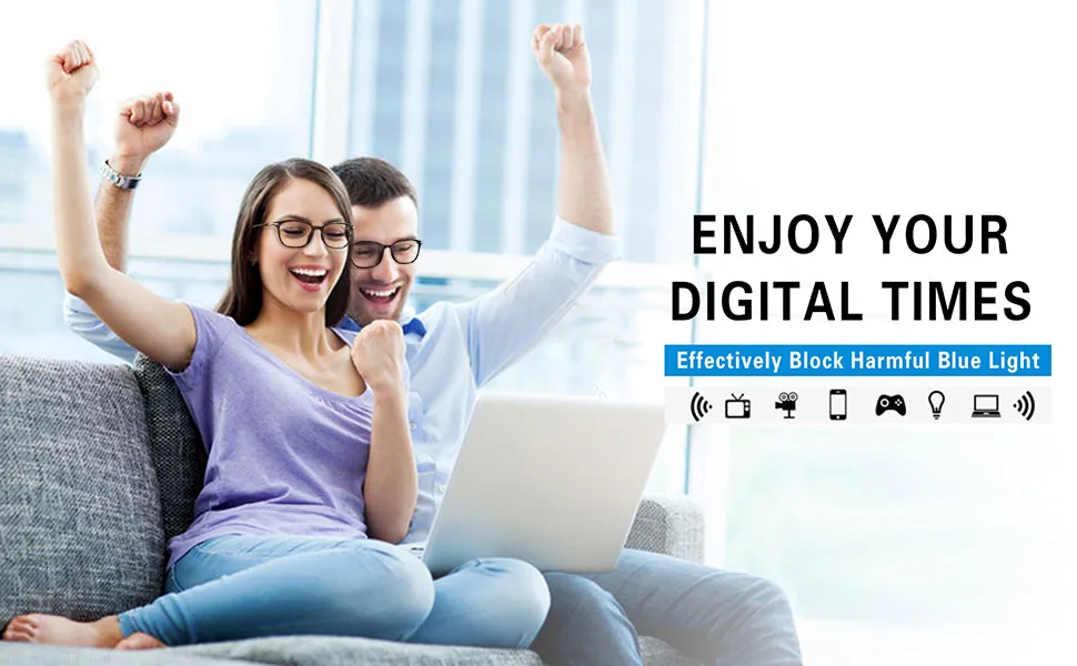 LifeArt Blue Light Blocking Computer Glasses Stylish Reading Glasses for Women/Men Transparent Lens Filter UV Light 400 Reduce Eyestrain (No Magnification) (C7 S1420) - LifeArt Blue Light Blocking Glasses: Focus on Digital Life