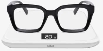 LJCZKA Fashion Blue Light Blocking Glasses Women Classic Thick Frame Square Glasses for Men (Brown) - 2461