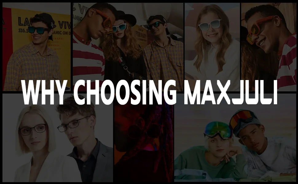 MAXJULI Blue Light Glasses for Men and Women 8120(Black/Gray Lens+ Black/Blue Light Glasses) - 55747