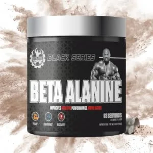 Dexter Jackson Black Series Beta Alanine Powder | Enhance Endurance and Performance | Premium Amino Acid Supplement for Athletes | 63 Servings 250G - Dexter Jackson Black