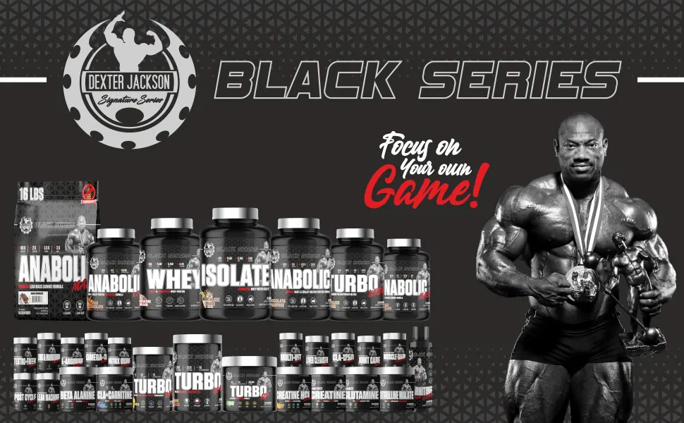 Dexter Jackson Black Series Beta Alanine Powder | Enhance Endurance and Performance | Premium Amino Acid Supplement for Athletes | 63 Servings 250G - Dexter Jackson Black