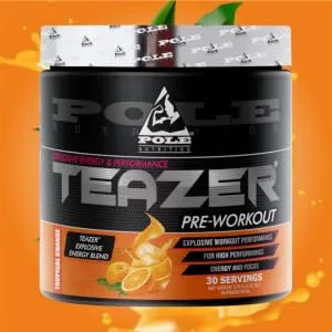 Pre-Workout Powder | Flavoured Maximum Performance Formula | 270 Gram 30 Serving (Watermelon) - Teazer