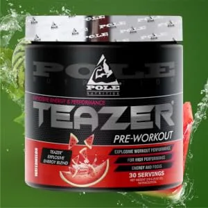 Pre-Workout Powder | Flavoured Maximum Performance Formula | 270 Gram 30 Serving (Watermelon) - Teazer