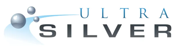 Ultra Silver Colloidal Silver | 10 000 PPM 4 Oz (118mL) | Mineral Supplement | True Colloidal Silver - with Dropper - Ultra Silver Logo