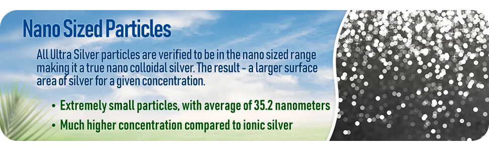 Ultra Silver Colloidal Silver | 10 000 PPM 32 Oz (946mL) | Mineral Supplement | True Colloidal Silver - 4 oz Dropper Bottle (Empty) Included for Dispensing! - Nano Sized Particles