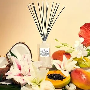 Coconut Papaya - Mini Tin Candle Coconut Papaya - coconut papaya diffuser with fruit ingredients