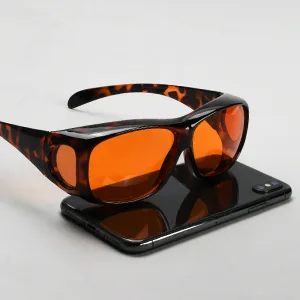 Blue Light Blocking Glasses for Men and Women - Tortoise Frame +0.00 Tortoise Frame-100% Blue Light Filter-xm1806 - Reducblu Comfortable Frame