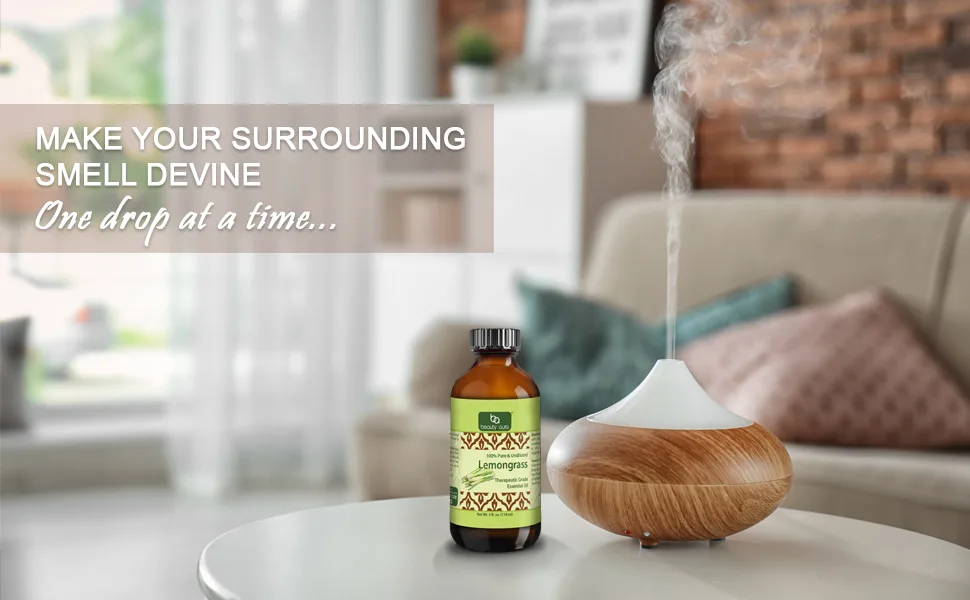 Lemongrass Essential Oil | 4 Oz (118 ML) | 100% Pure & Undiluted - 3rd banner