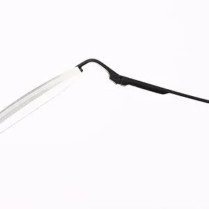 Half Reading Glasses Metal Frame Readers for Women Men with Pouch (2 Pairs 2.5) 2pair(black gold) 2.5 x - Spring hinge