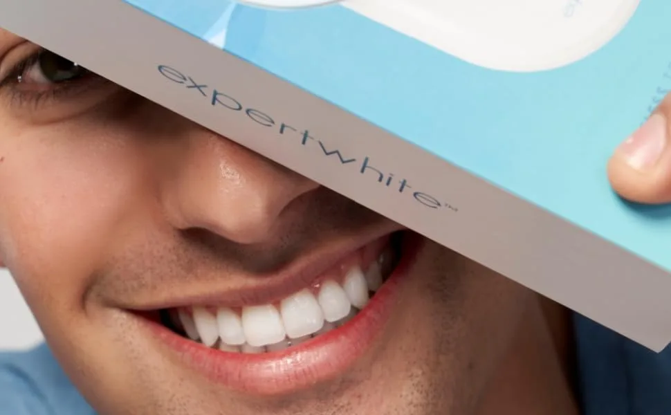 Advanced Next Gen Expertwhite InstaGlo Teeth Whitening Kit with Pens Sensitive Teeth Wireless Waterproof Rechargeable LED Light Mouth Tray Carbamide Peroxide Gel Fast Stain Removal White Teeth Fast - The only way to get teeth dentist whote at home.