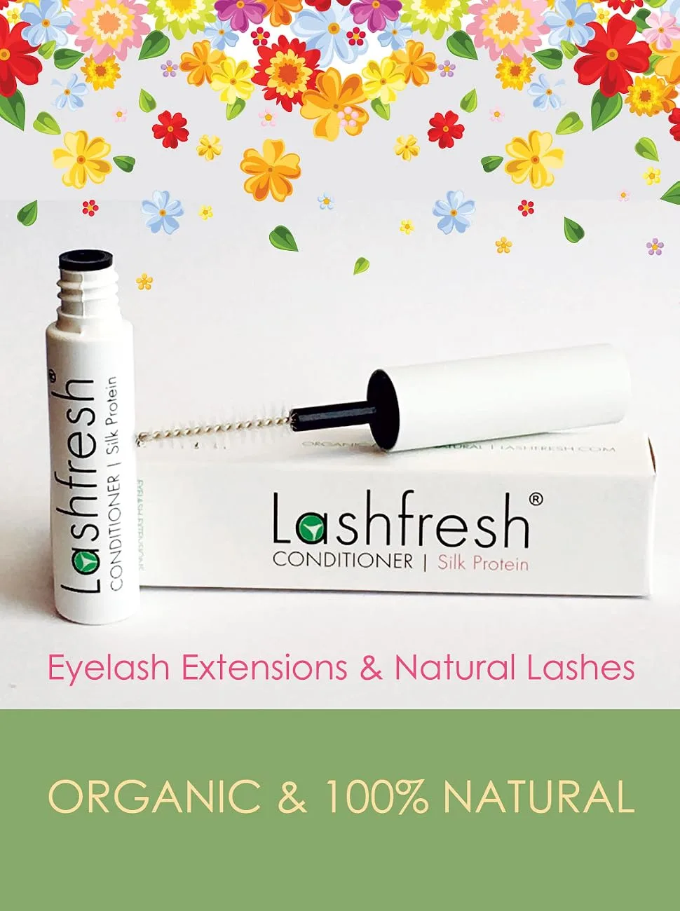 Eyelash Extension Conditioner with Silk Protein 3ml. Keep natural lashes healthy and strong soft and silky lash extensions. - eyelash conditioner, eyelash extension conditioner, eyelash serum, eyelash sealer, healthy lashes