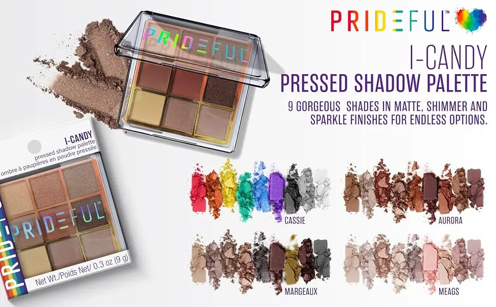 Prideful - I Candy - Pressed Shadow Palette (Meags) - i candy