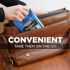 Weiman Disinfecting Electronic Wipes - Safely Clean Your Screen Laptop Computer TV Equipment-Electronic Cleaner Wipes - convenient