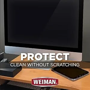 Weiman Disinfecting Electronic Wipes - Safely Clean Your Screen Laptop Computer TV Equipment-Electronic Cleaner Wipes - protect