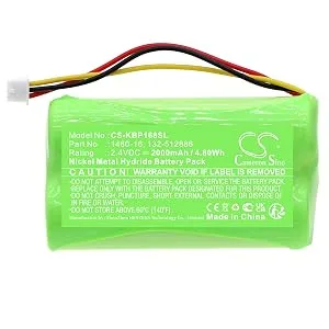 Replacement Battery for Kaba Programmer 1460 1460-16 132-512886 Battery (2000mAh/2.4V) - Kaba Programmer 1460 battery