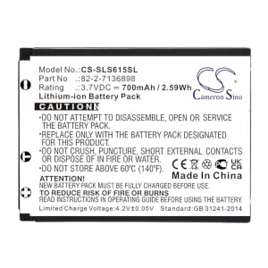 82-2-7136898 Replacement Battery for 61527 Arctis Nova Pro Battery (700mAh/3.7V) - Arctis Nova Pro battery