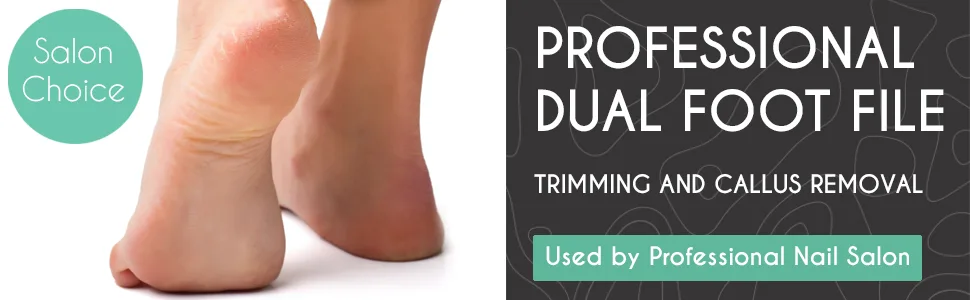 Karlash 2-Sided Hypoallergenic Nickel Foot File for Callus Trimming and Callus Removal Ivory - 3434