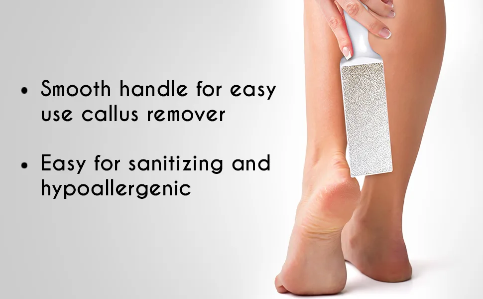 Karlash 2-Sided Hypoallergenic Nickel Foot File for Callus Trimming and Callus Removal Ivory - product information 5