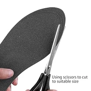 uxcell Shoe Insoles 4D Orthotics Arch Support Sponge Foam Inserts for Women 1 pair-W6-8.5/M5-8 Black Black 1 pair-W6-8.5/M5-8 - product information 7