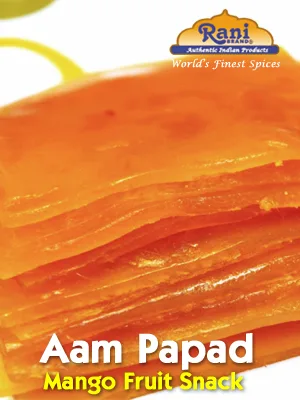 Rani Aam Papad (Mango Fruit Snack) 5.25oz (150g)  All Natural | Vegan | Gluten Friendly | Indian Origin & Taste - product information 2