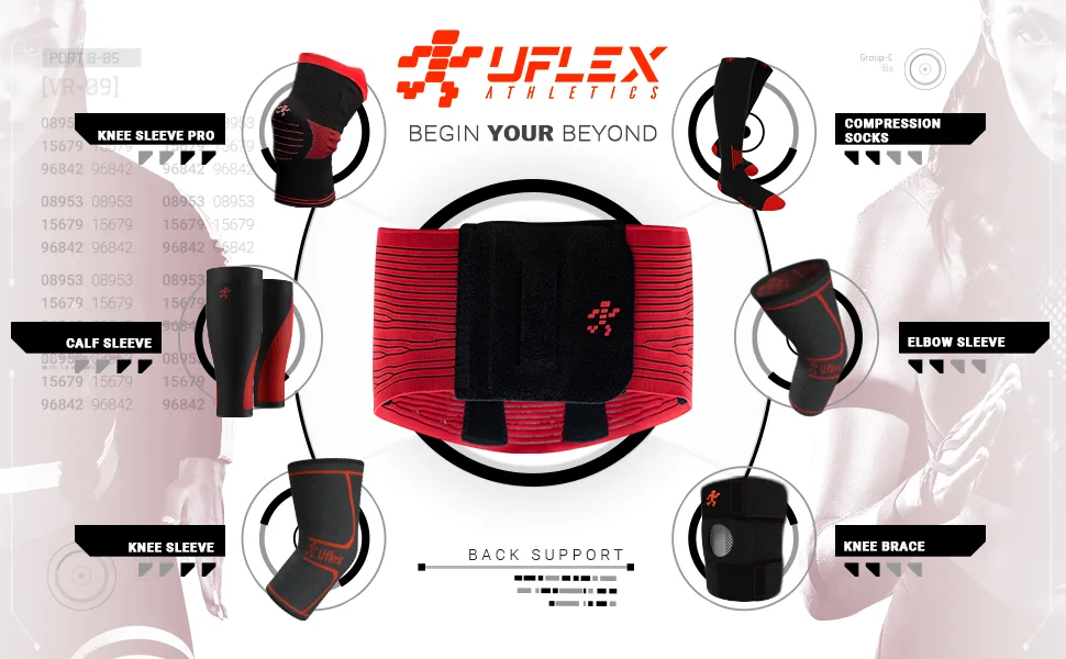 UFlex Athletics Waist Support (Small) - Uflex Back Support