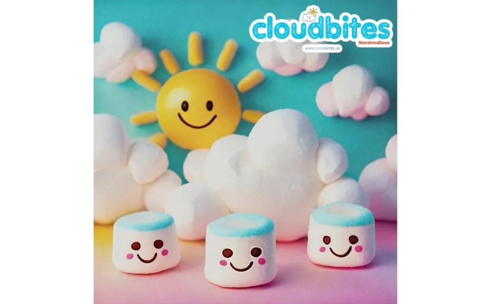 Cloudbites Individually Wrapped Marshmallows | 50 units | Toasters | Great for S'mores or snacks - cloudbites
