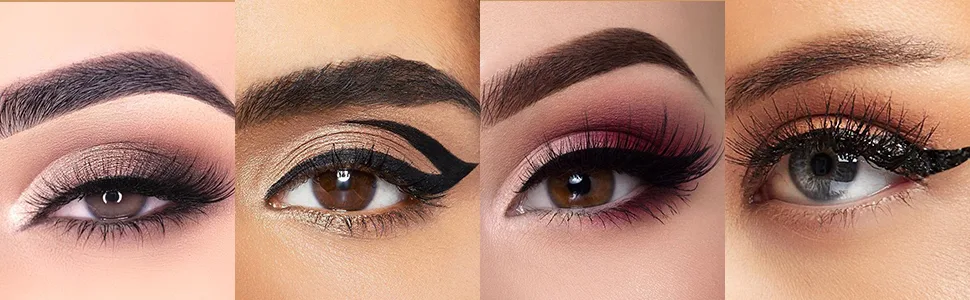 Eyelash Eyeliner Glue Pen and Glue Remover Pen - No Glue Needed - Compatible with Any Eyelashes - Non Magnetic - Eyelash