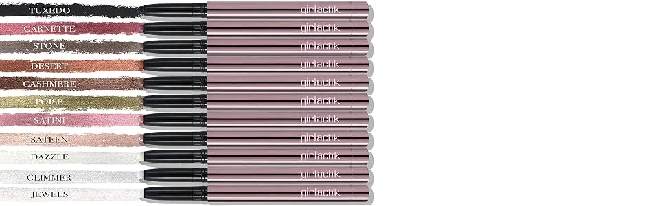 Girlactik Metallic Shadow Stick - Garnette (Pearlized Maroon Wine) - 2 g / .07 oz - eyeshadows