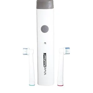 Portable Rotating Electric Toothbrush with 2 Replacement Heads Waterproof Design Great For Travel Home Use RotoKleen - product information 4
