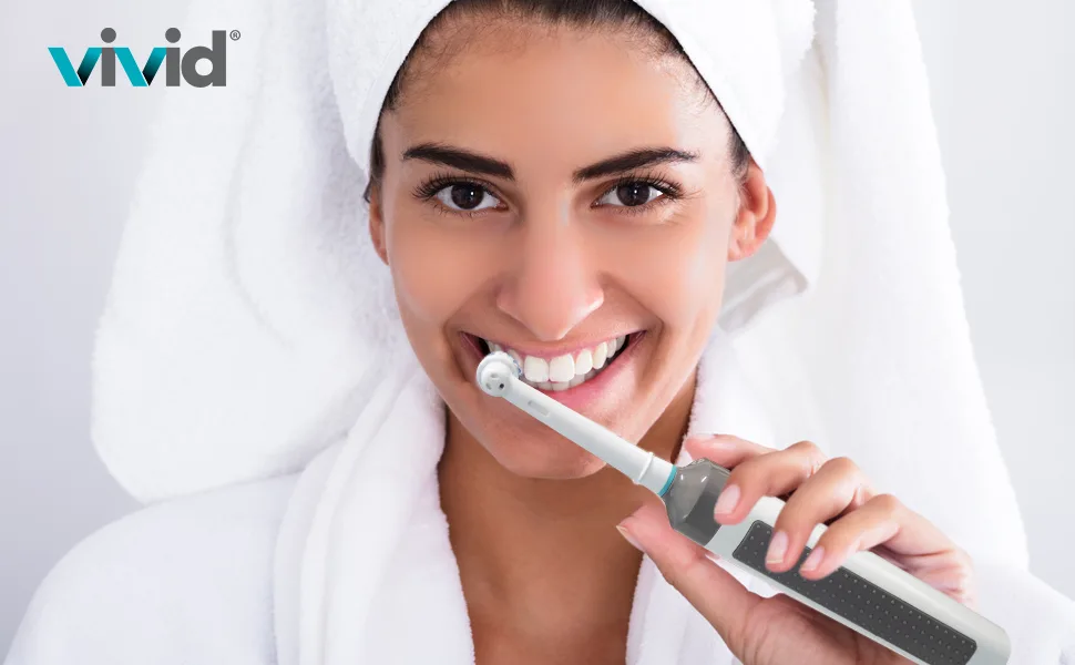 Portable Rotating Electric Toothbrush with 2 Replacement Heads Waterproof Design Great For Travel Home Use RotoKleen - sonic toothbrush