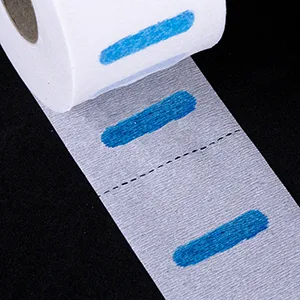 5 Rolls Disposable Barber Paper Neck Strips Disposable Neck Paper Professional Stretchy Paper Neck Band Protector Hairdressing Accessory Tool - Pre-cut