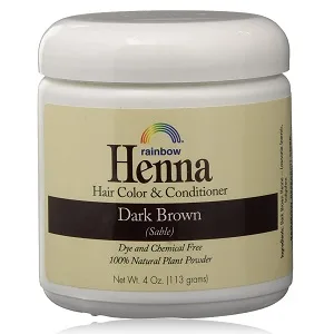Rainbow Henna Persian Dark Brown Hair Color 4 Oz, (2 pack) - product information 2