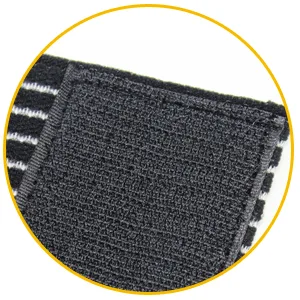 Kids Ankle Support - Ankle Compression Band Wrap Strap Tape Lightweight and Adjustable Elastic Thin Ankle Foot Brace for Sprained Ankle After Fracture Drop Foot Black - hook and loop closure type, easy to adjust the tightness of this ankle wrap band