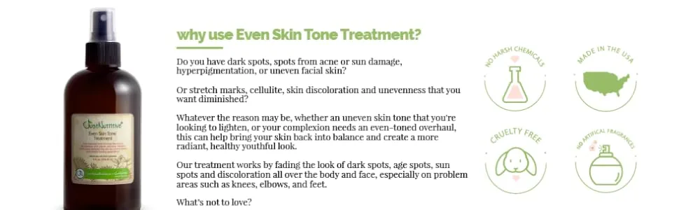 Just Nutritive Even Skin Tone Treatment | The Best Skin Tone Treatment for Your Body - subf
