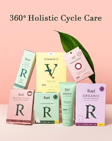 Rael Period Essential Value Set - Organic Cotton Cover Regular & Overnight Pads, Regular Liners and pH Balanced Feminine Wipes - IMG 1
