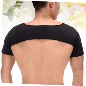 shoulder brace wrap posture brace Right Shoulder Brace arm control upper brace shoulder wrap Stability Support Shoulder Sleeve strap double Holder wrapped Miss Black M - product information 3